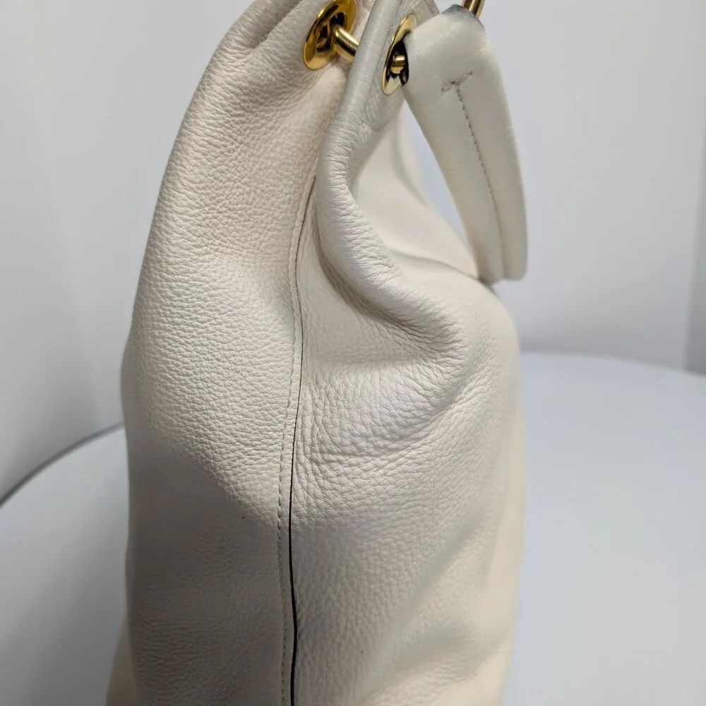 Prada Vitella Phenix Cream Hobo Bag - Picture 8 of 9